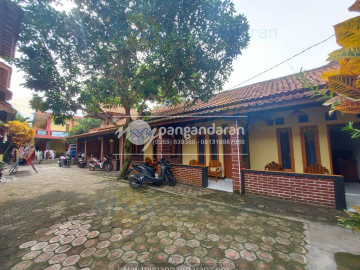   Tampilan Depan Rinjani Homestay Pangandaran, Parkir Mobil Pribadi max 3 mobil